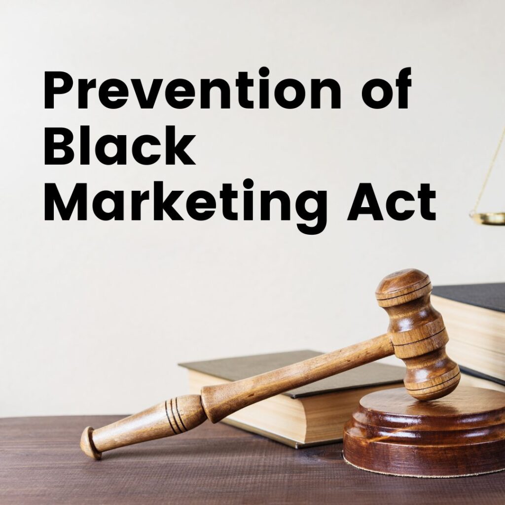 prevention of black marketing act